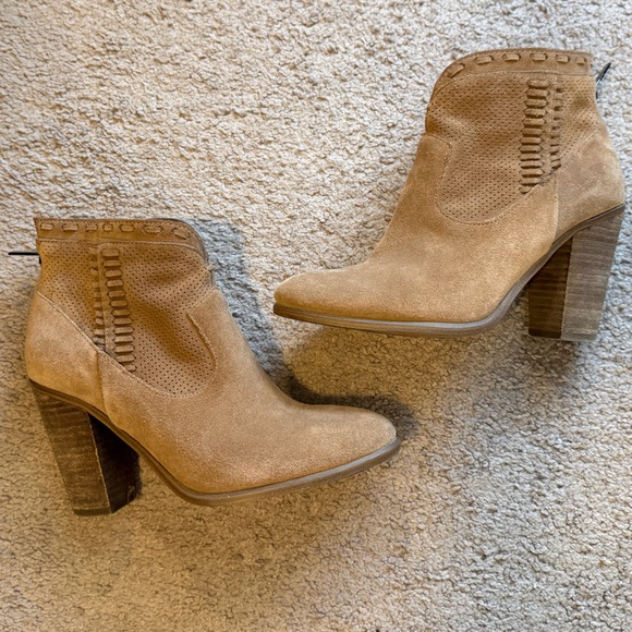 Vince Camuto Suede Ankle Boots - Picture 5 of 9